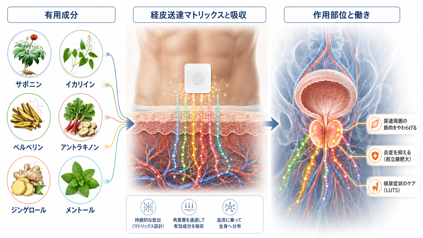 ProstatePatch™ 爽快ゼンリパッチ